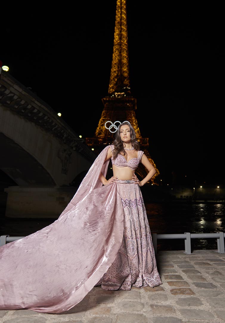 PInk lehenga Set