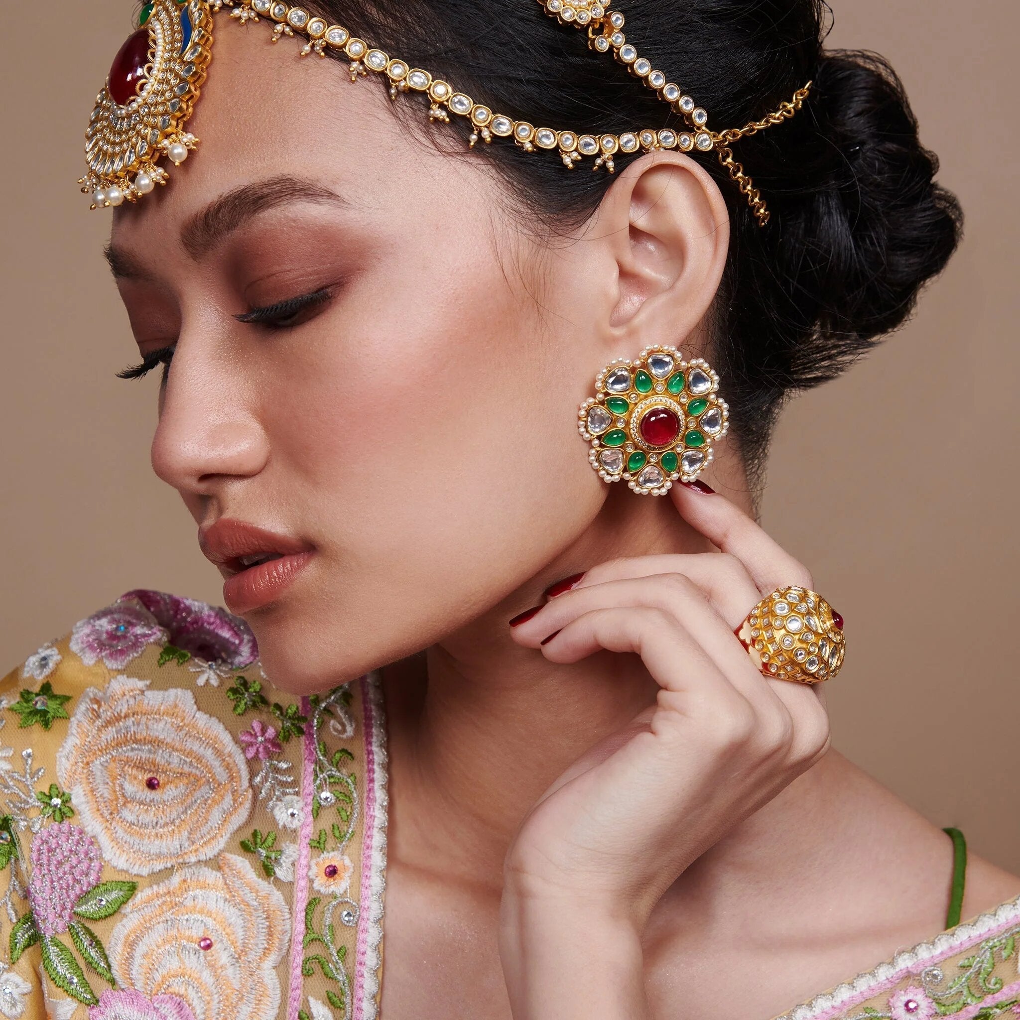 Image of Roya Studs By Suneet Varma