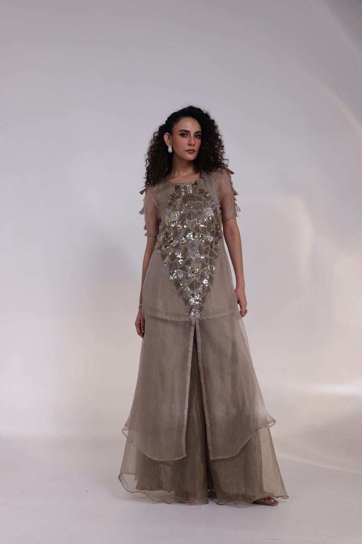 Auric Geometry Kaftan Set AAD619V