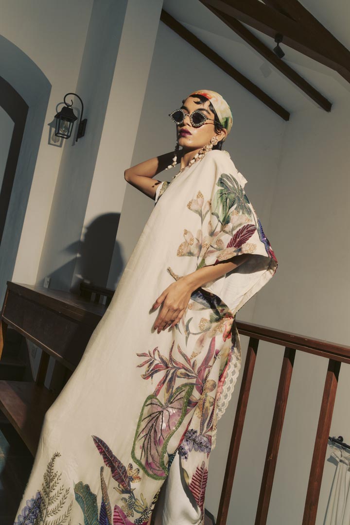 RESHAM EMB TOP PANT