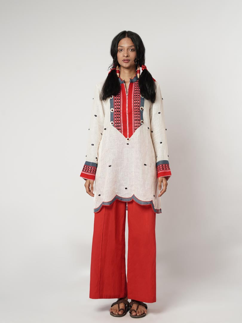 NAGA-YOKE DOT KURTA SET