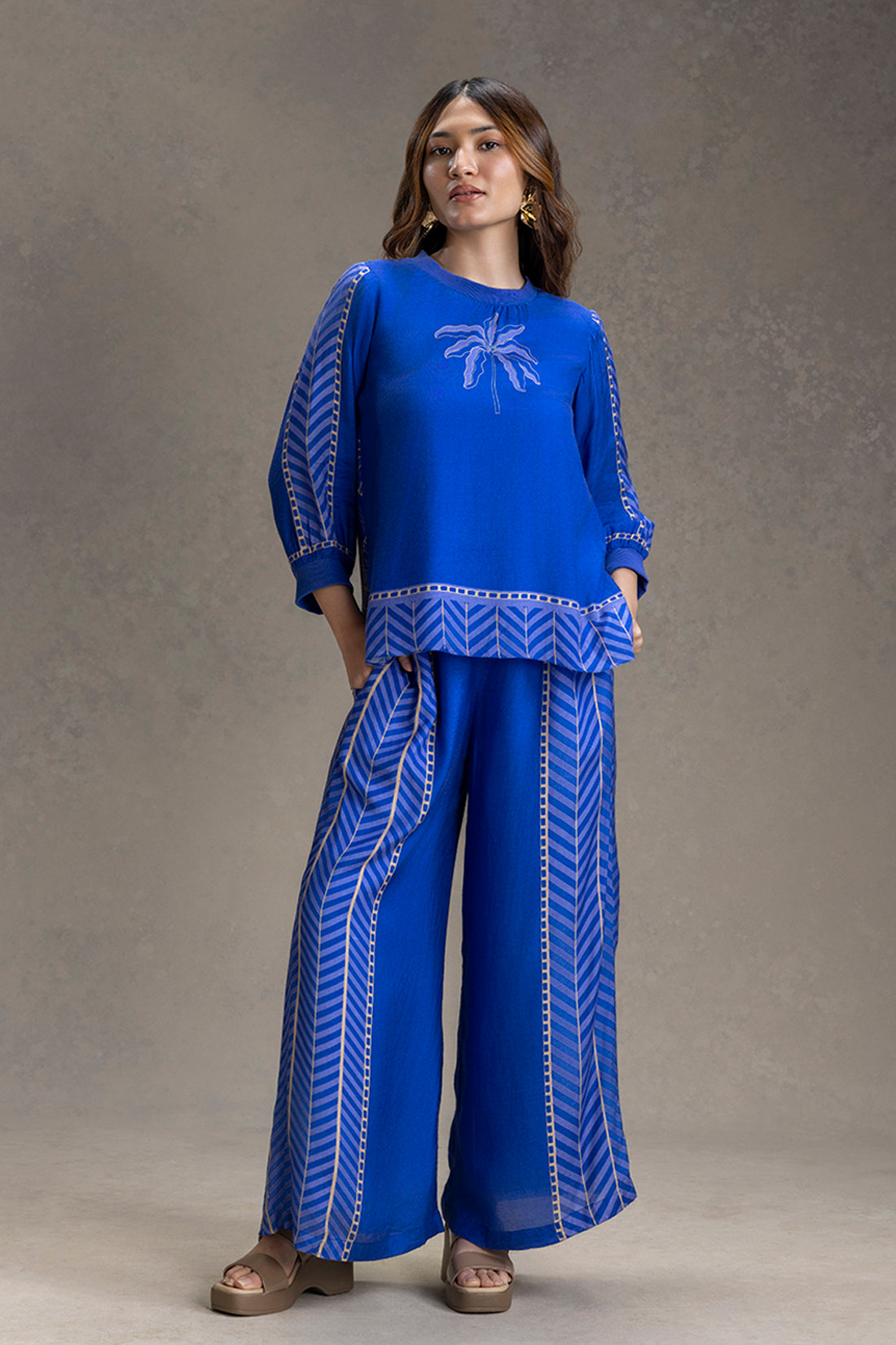 Electric Blue Kyomi coord set