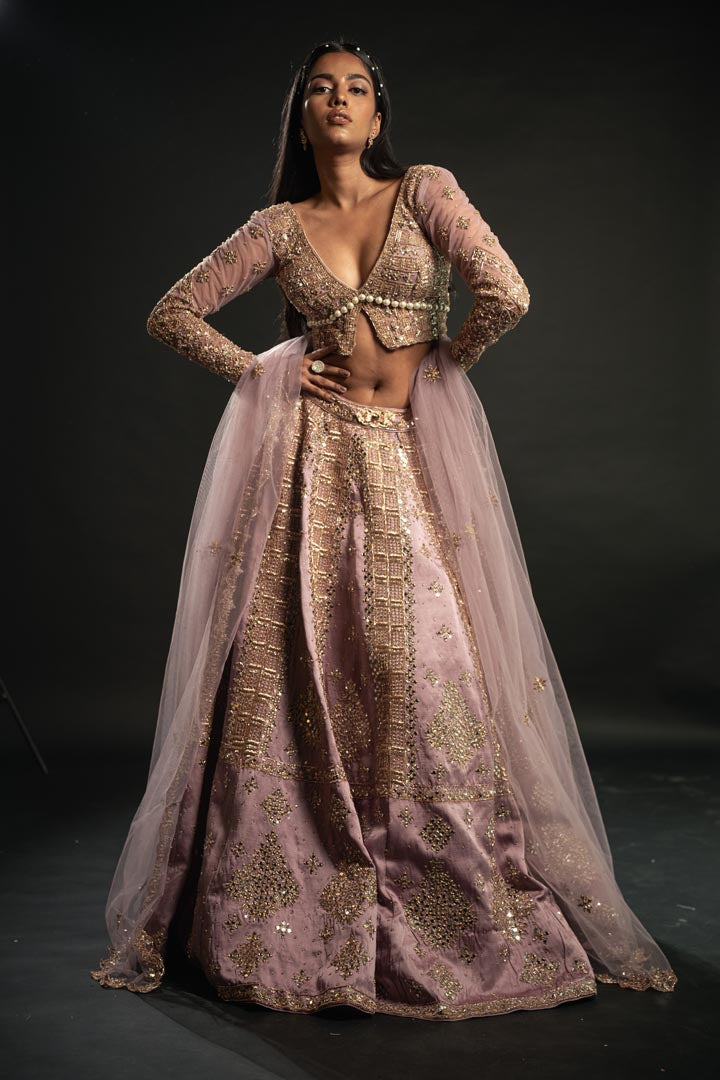 Dusty Pink Lehenga