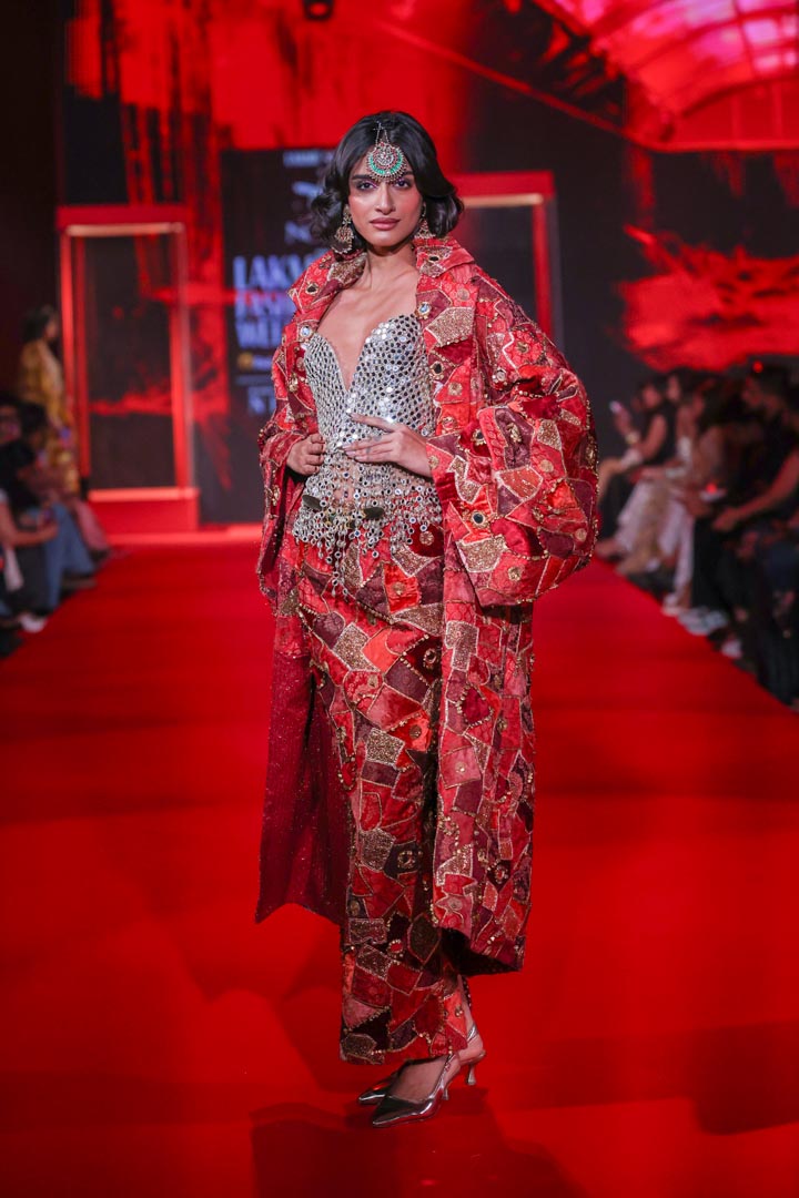 Vilasini Jacket and Skirt Set