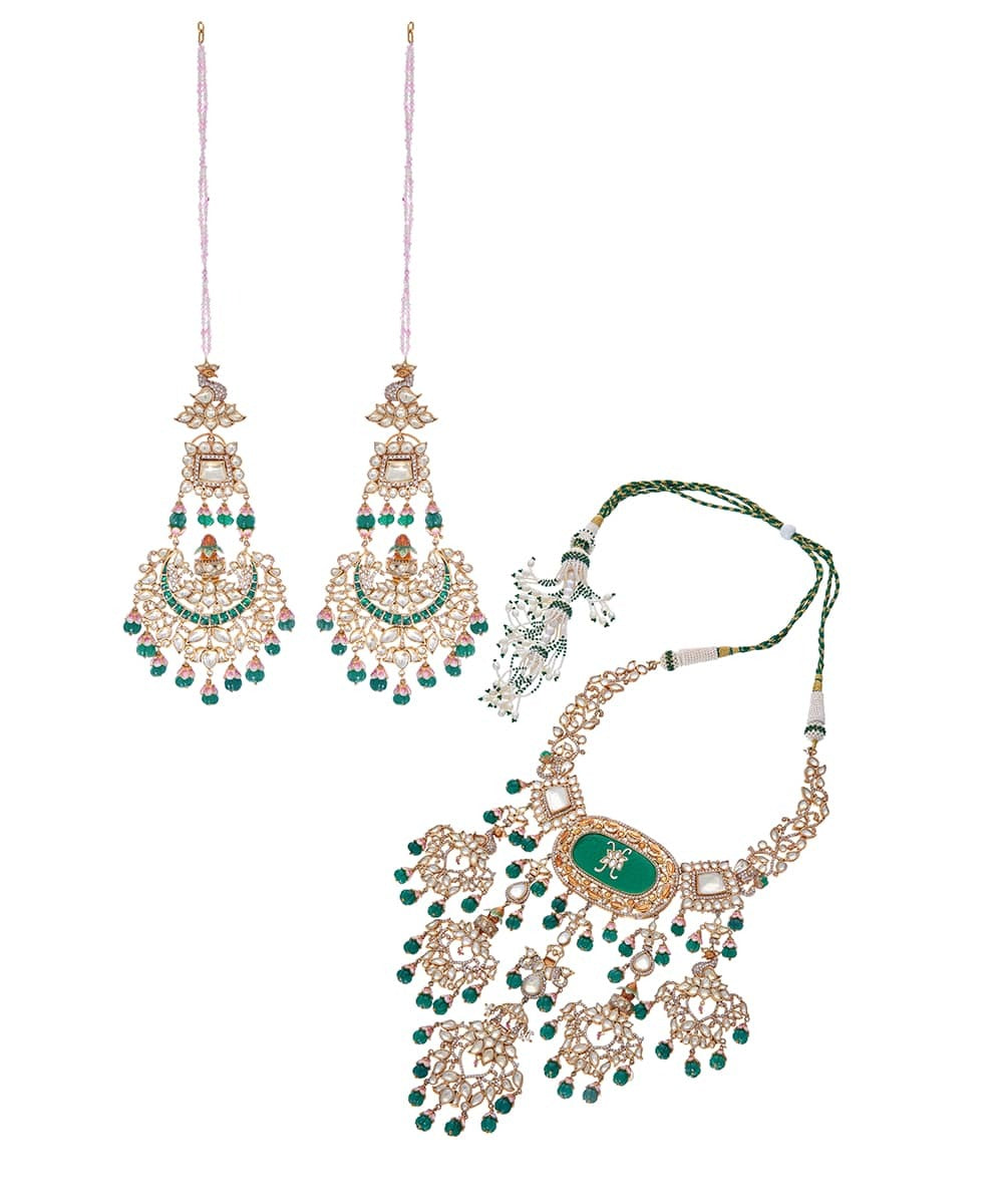 Image of Kinjala Carved Stone Necklace Set