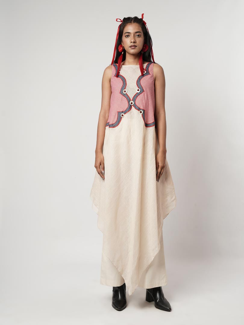 GAMCHA SCALLOPED TUNIC SET