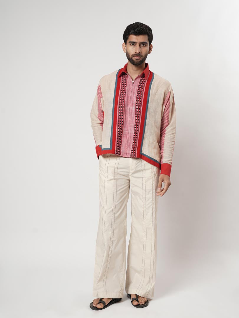 NAGA PATCH GUSSET SHIRT SET