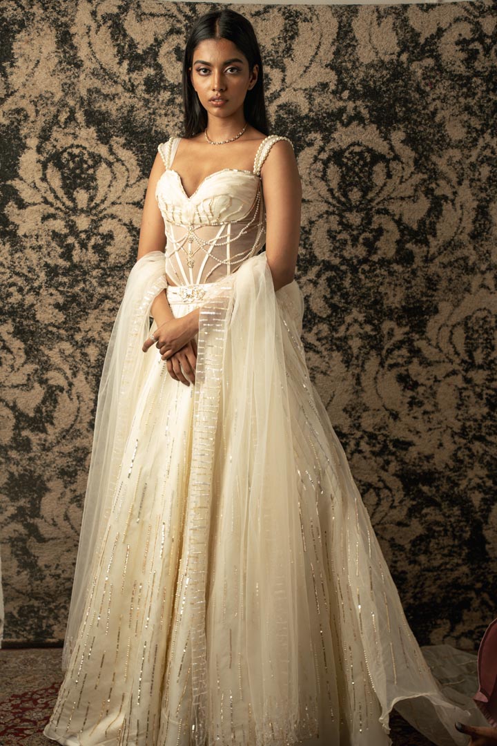 Organza Lehenga