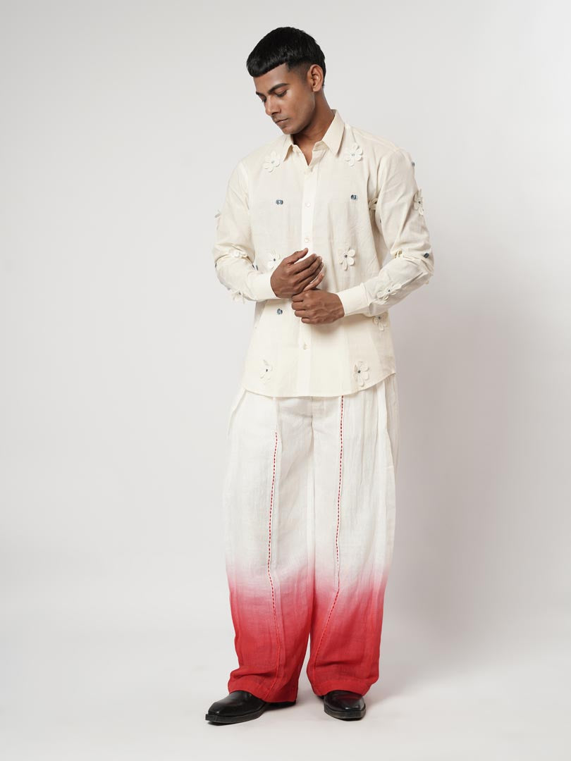 OMBRE FLORET SHIRT SET