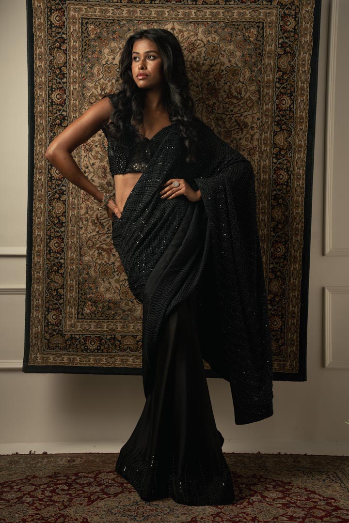 Black Saree