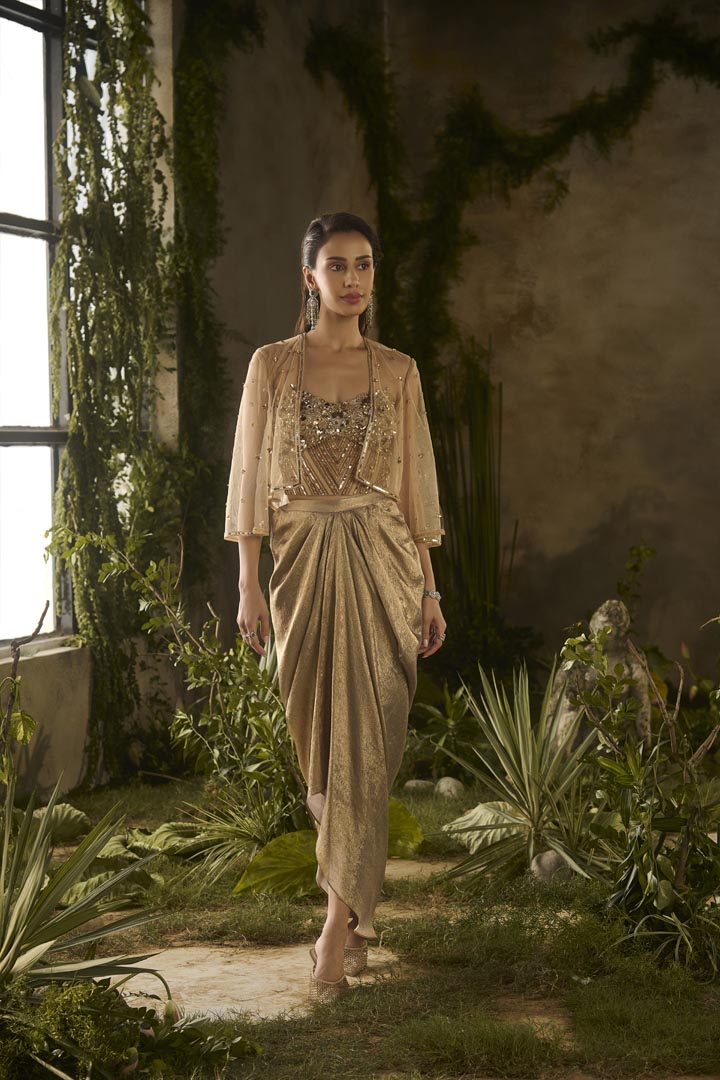 MIRAGE DRAPE SKIRT SET