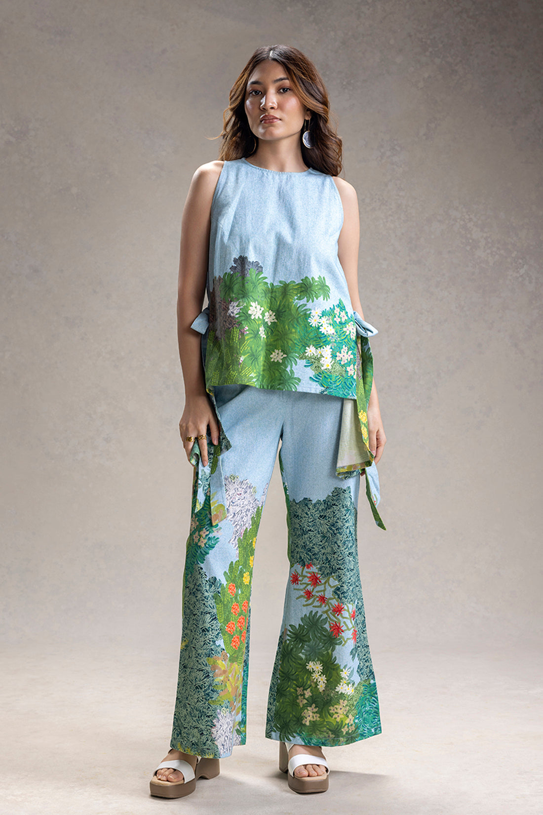 Blue Blume Printed coord set