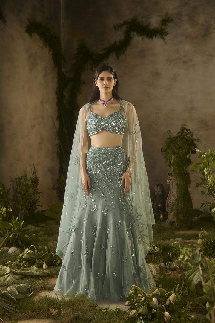 SECRET GARDEN LEHENGA SET