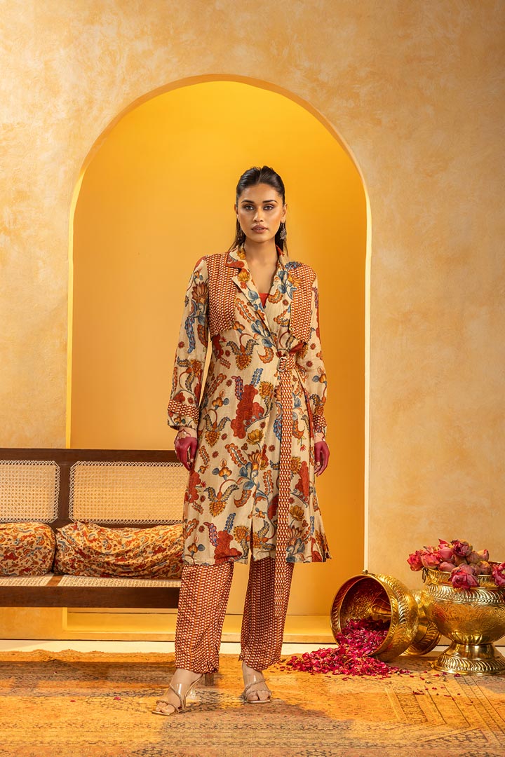 Rangtara embellished layered kurta setSP4851