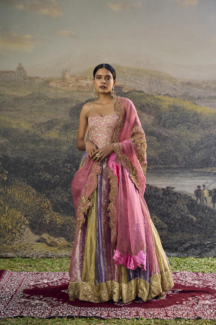 Rangoli Zari Lehenga Set