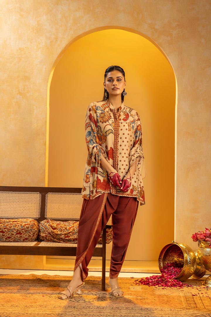 Rangtara embellished Dhoti setSP4811