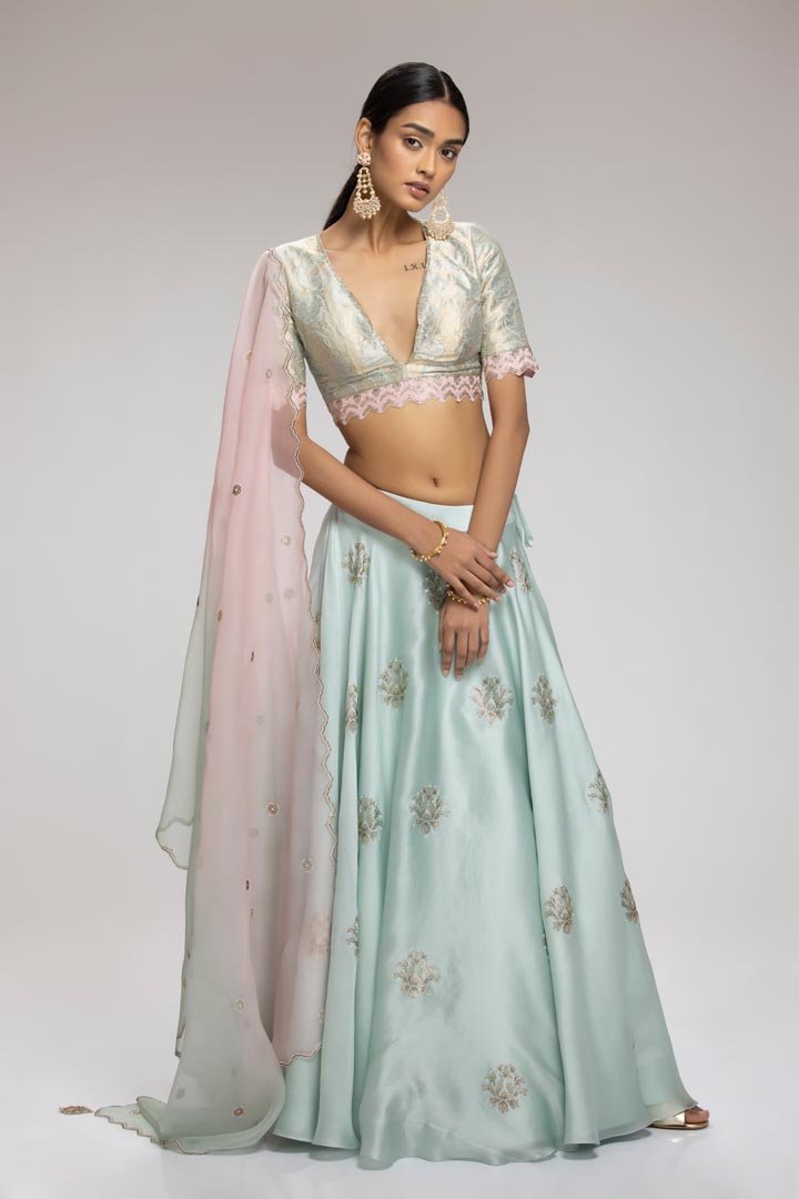 Peridot Lehenga Set
