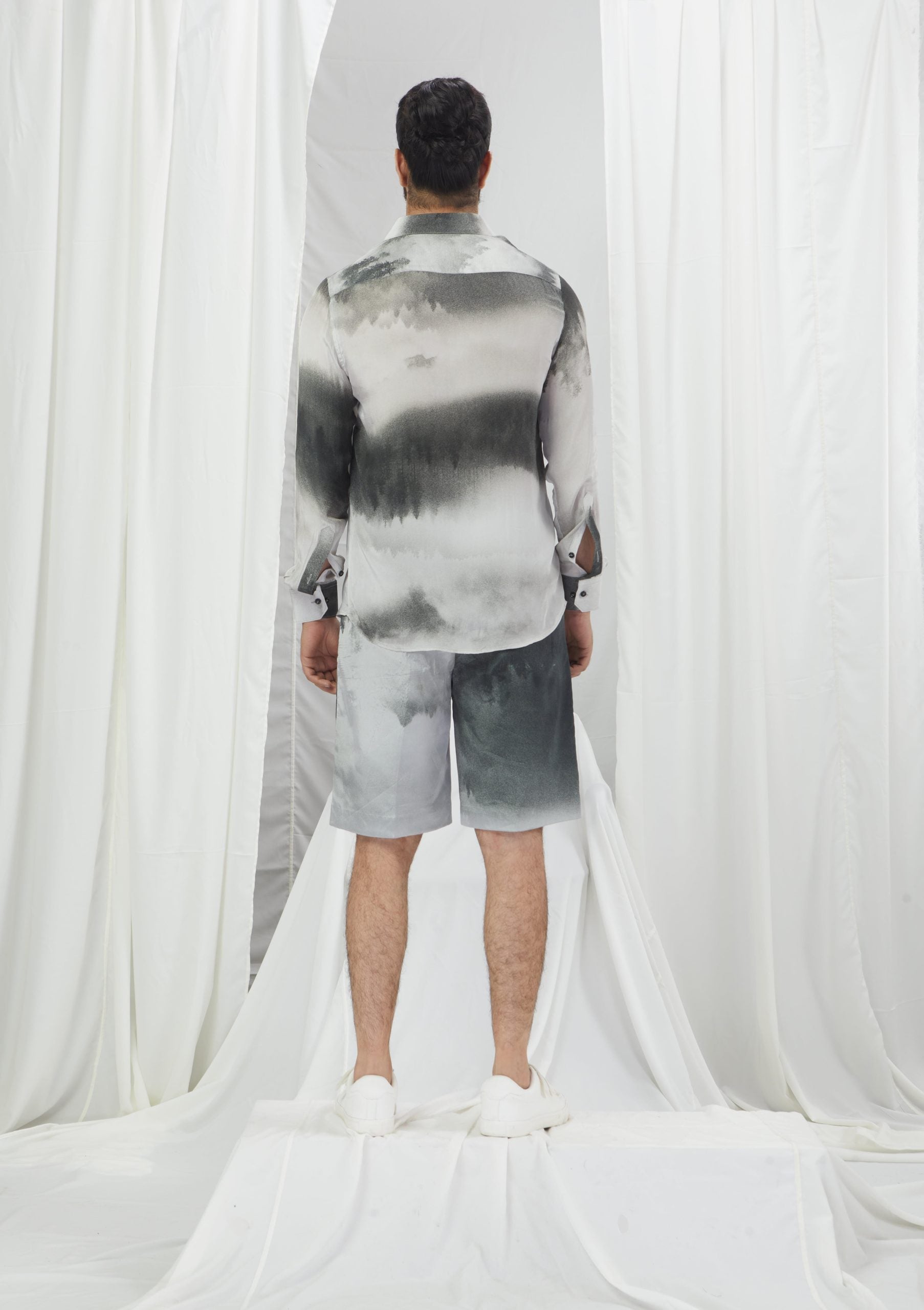 Printed Crepe Shirt