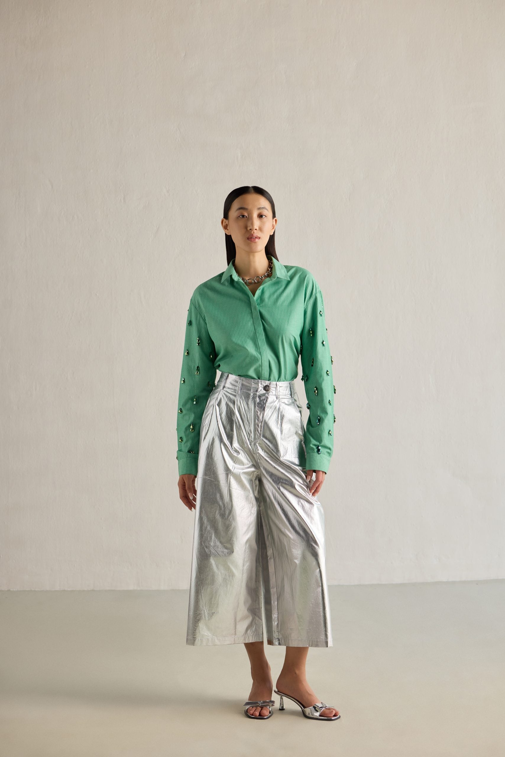 SILVER FOIL CULOTTES