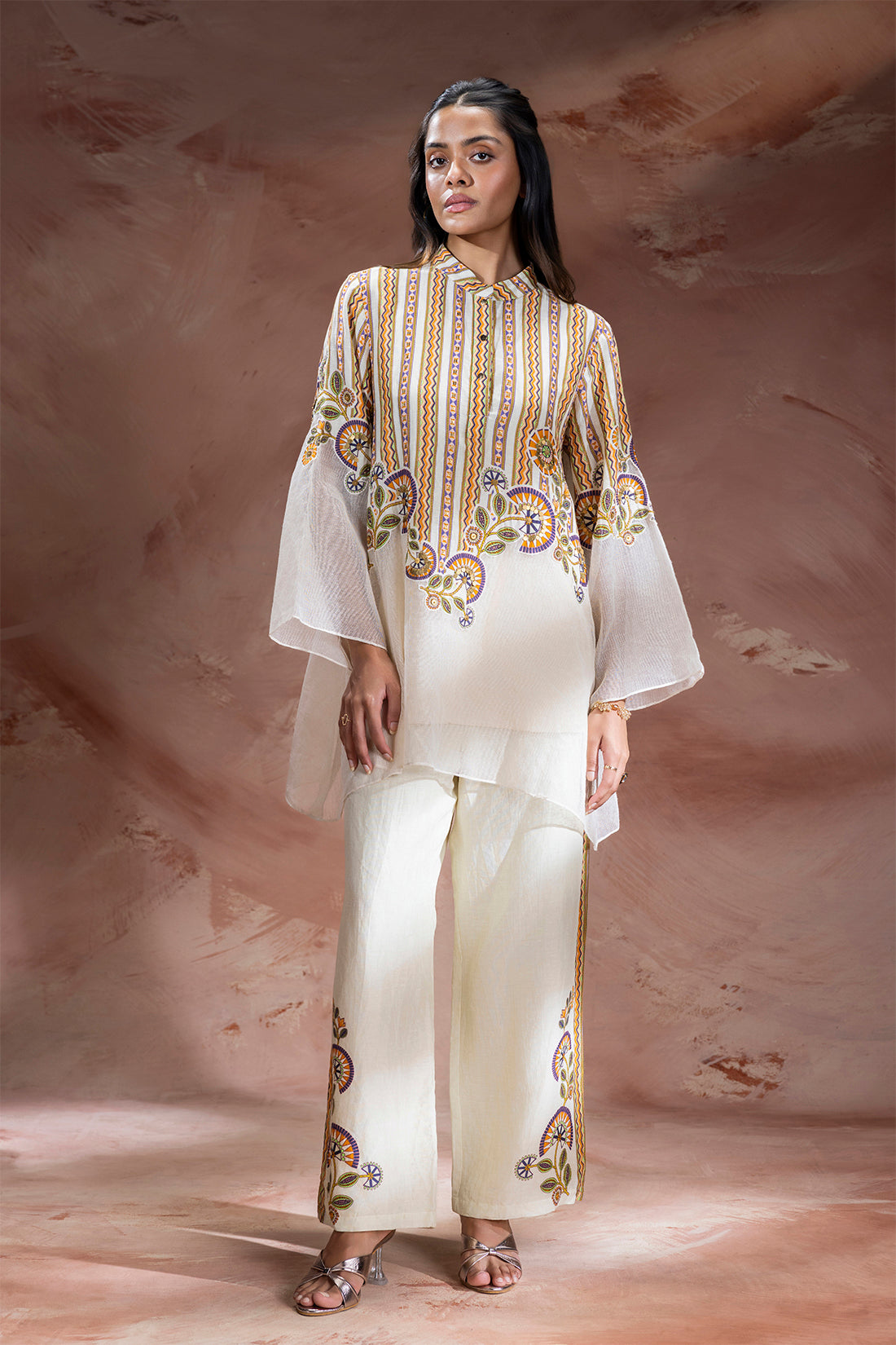 beige Nooma Kurta set