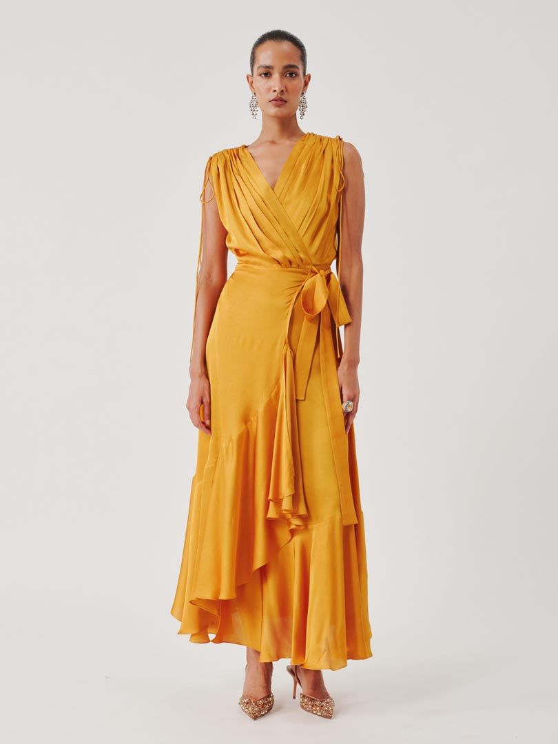 Rumba Dress in Mustard