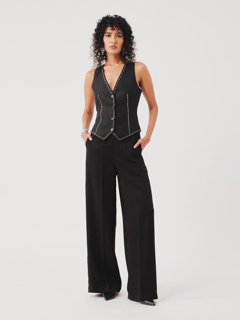 Bearer Linen Waistcoat