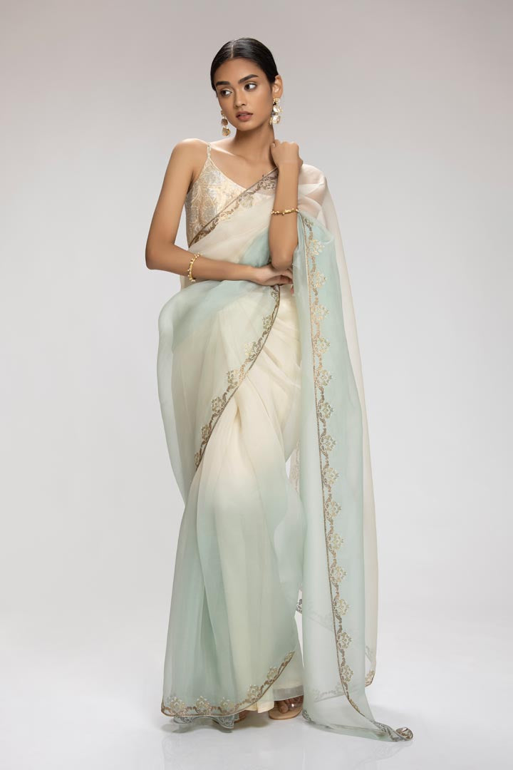 Epidote Saree