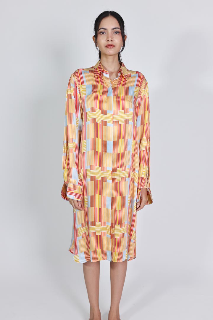 Cuffed Shirtdress