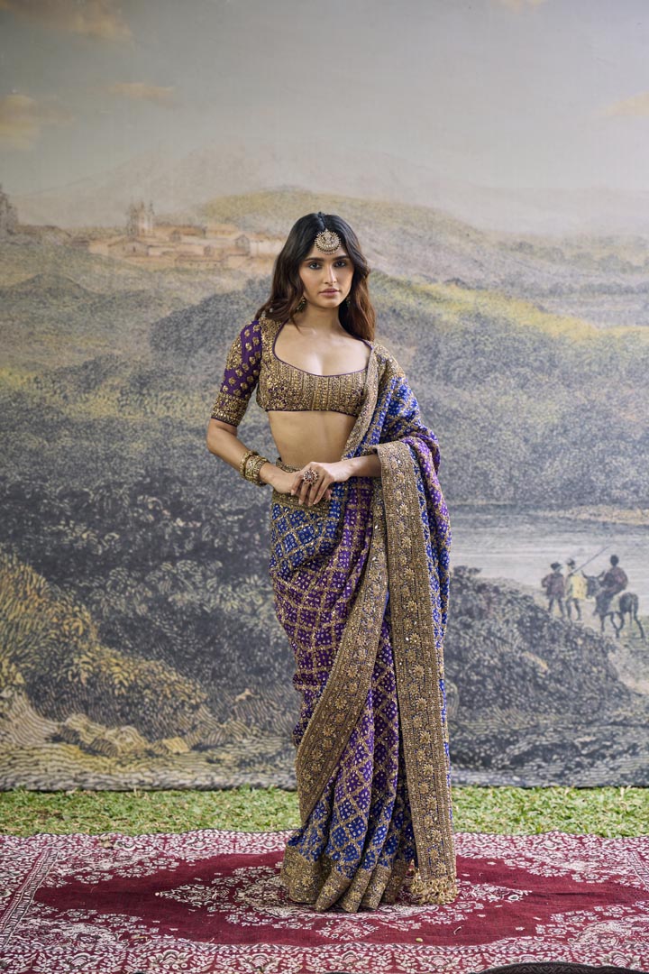 Advay Ombré Saree Set