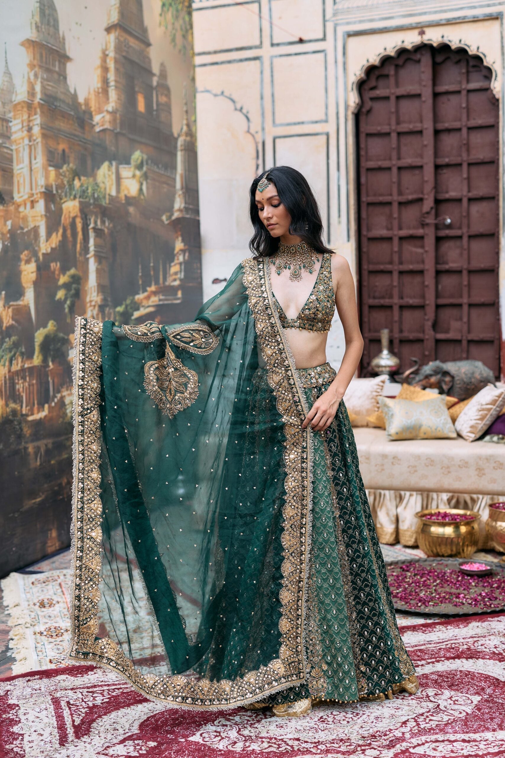 Vaidurya Lehenga Set