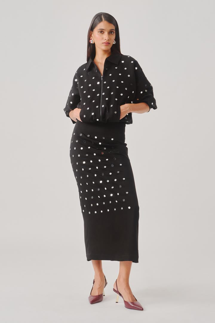 Black Constellation Skirt