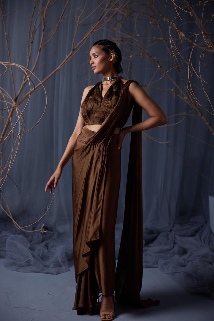 Brown Thread Dress
