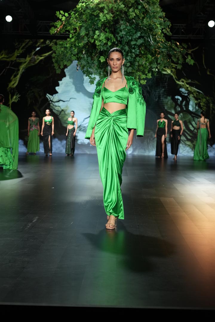 Green Flower Jacket