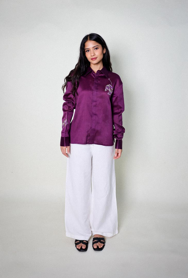 Cuff and Collar Shirt