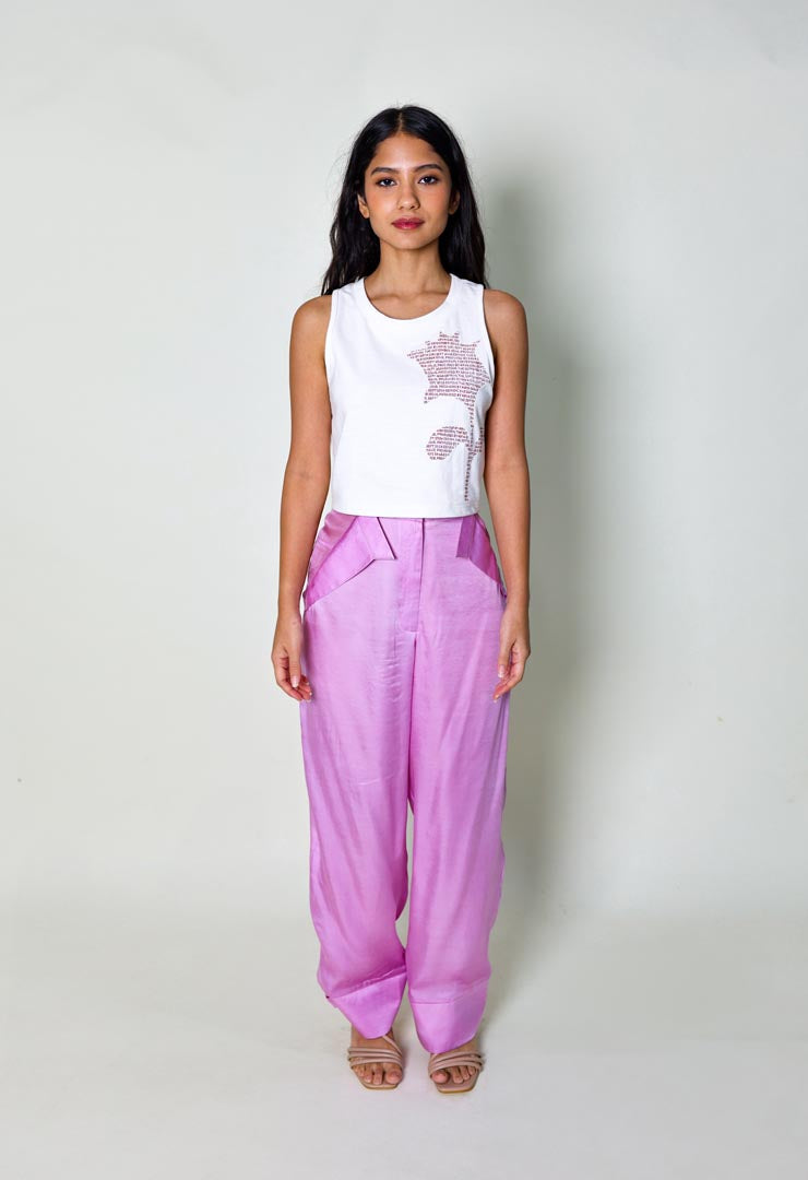 Folded page trouser