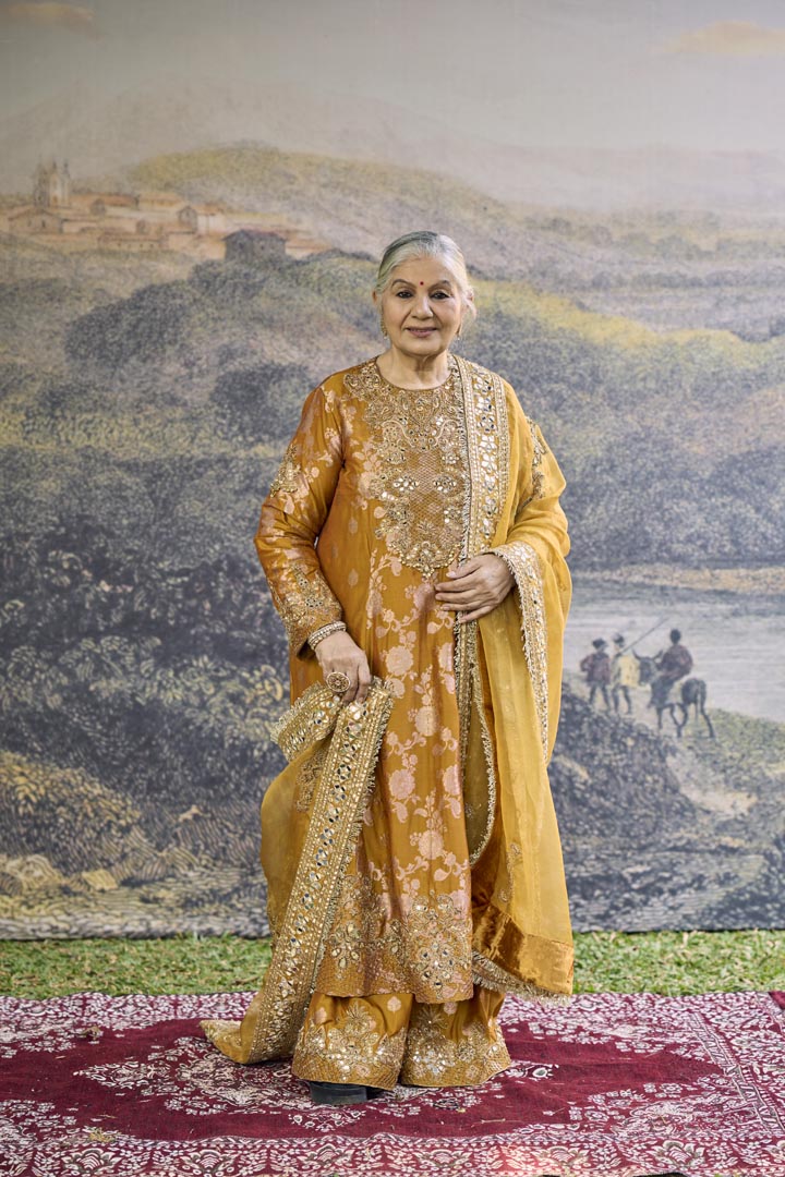 Sunehri Zari Sharara Set