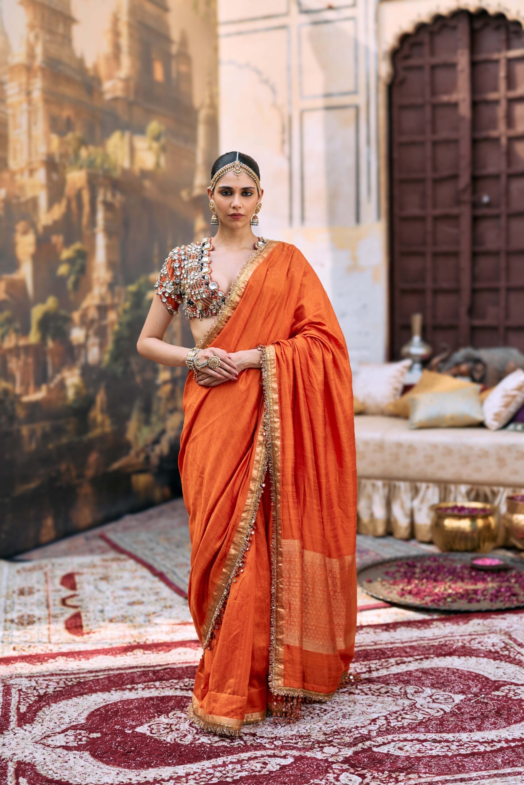 Vajramani Saree Set