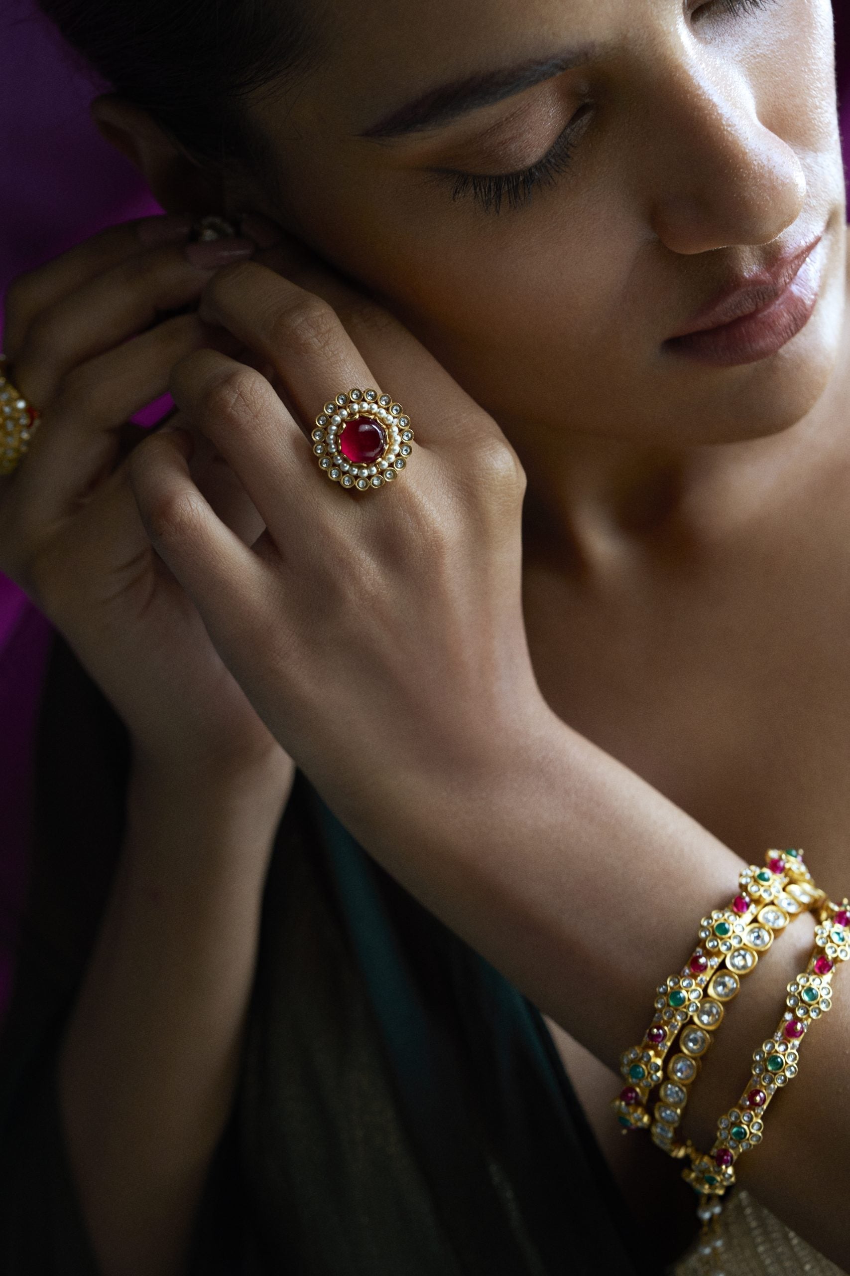 Image of Pakeezah Statement Ring  By Suneet Varma