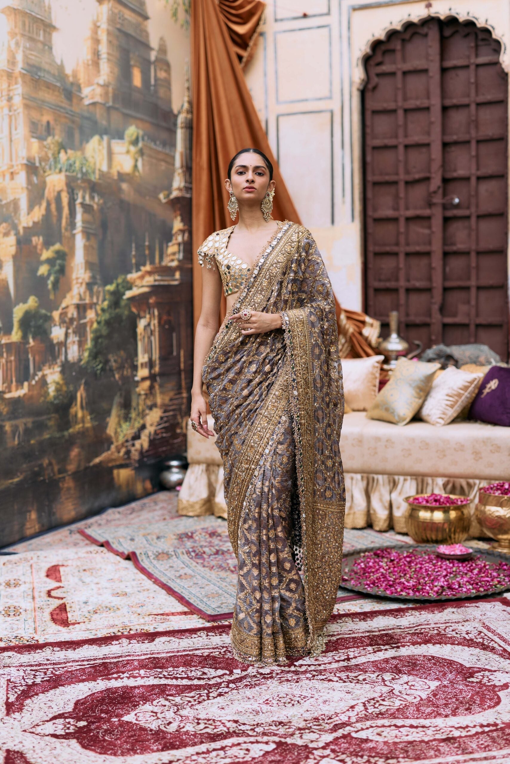 Patralekha Saree Set
