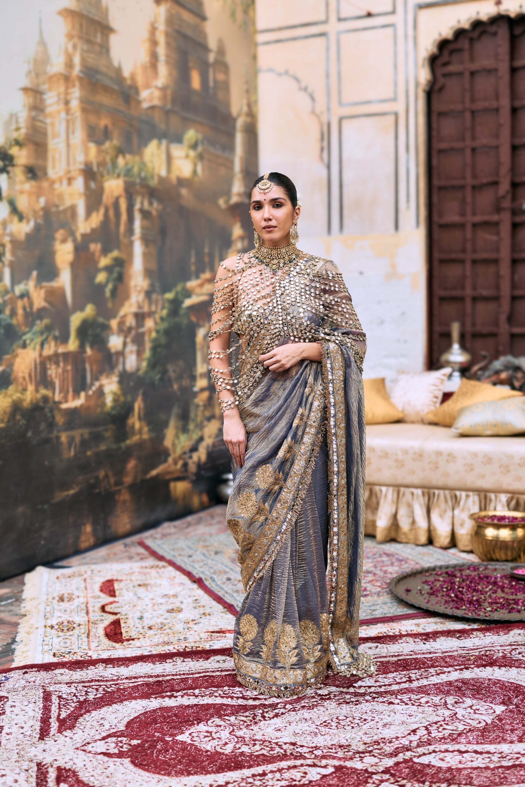 Jaalika Saree Set