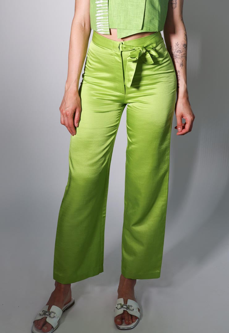 sash trouser, lime