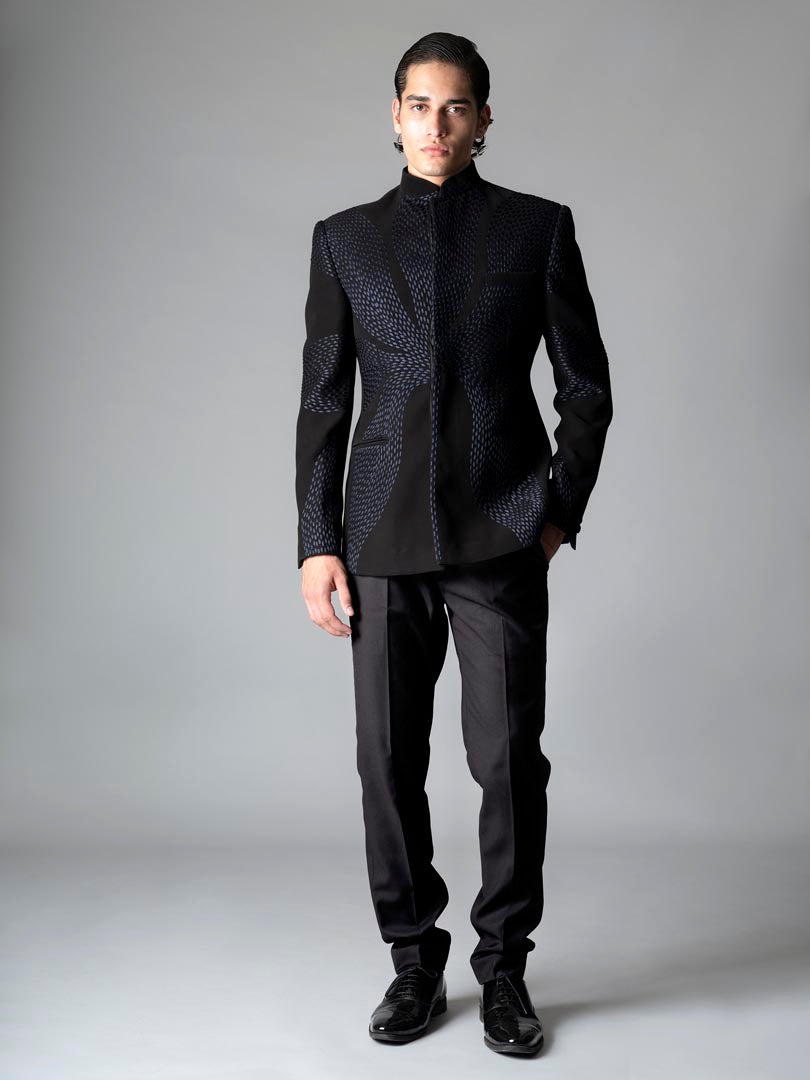 Scarr embroidered bandhgala