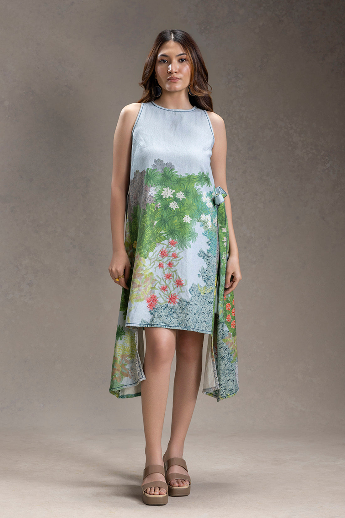 Blue Blume Dress