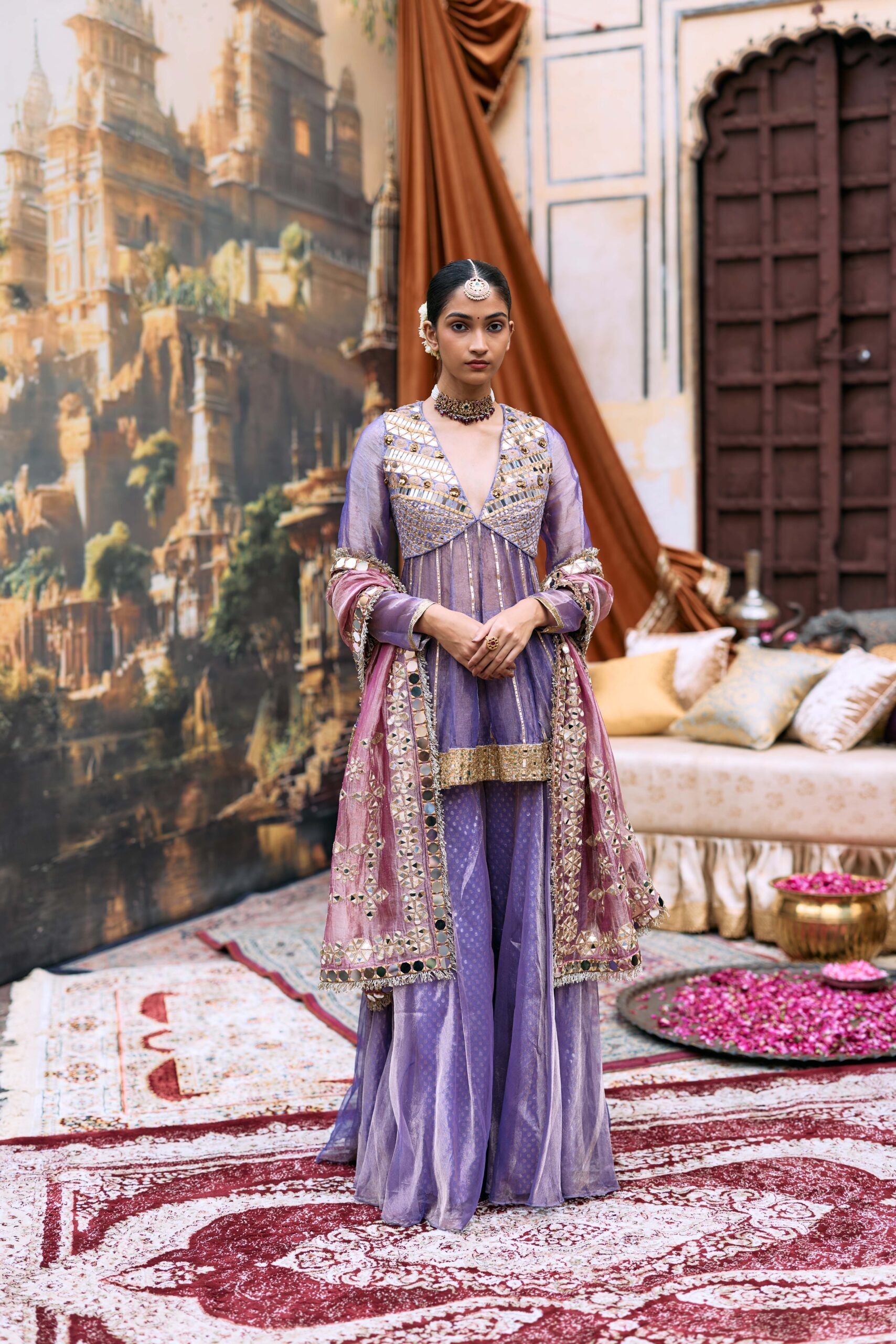 Jamunee Arzoo Peplum Sharara Set
