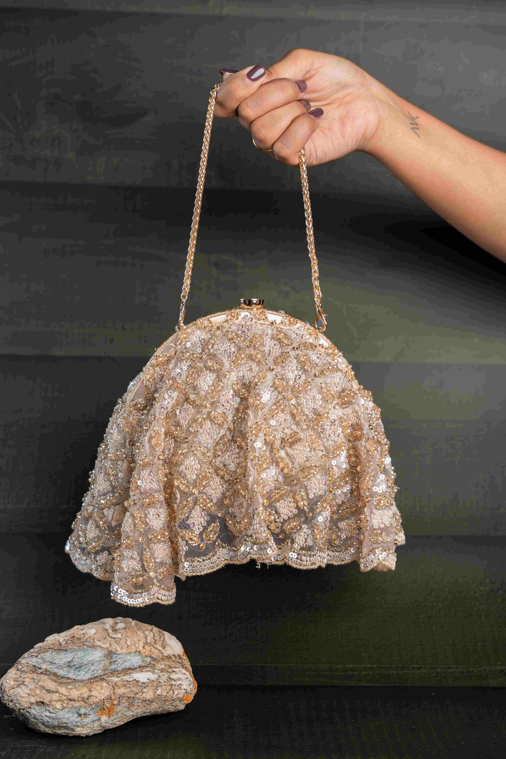 Drape Diva Batua Gold