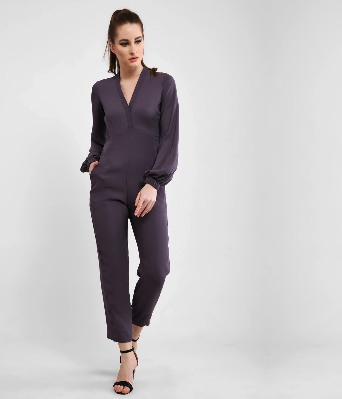 Girl Power Grey Jumpsuit