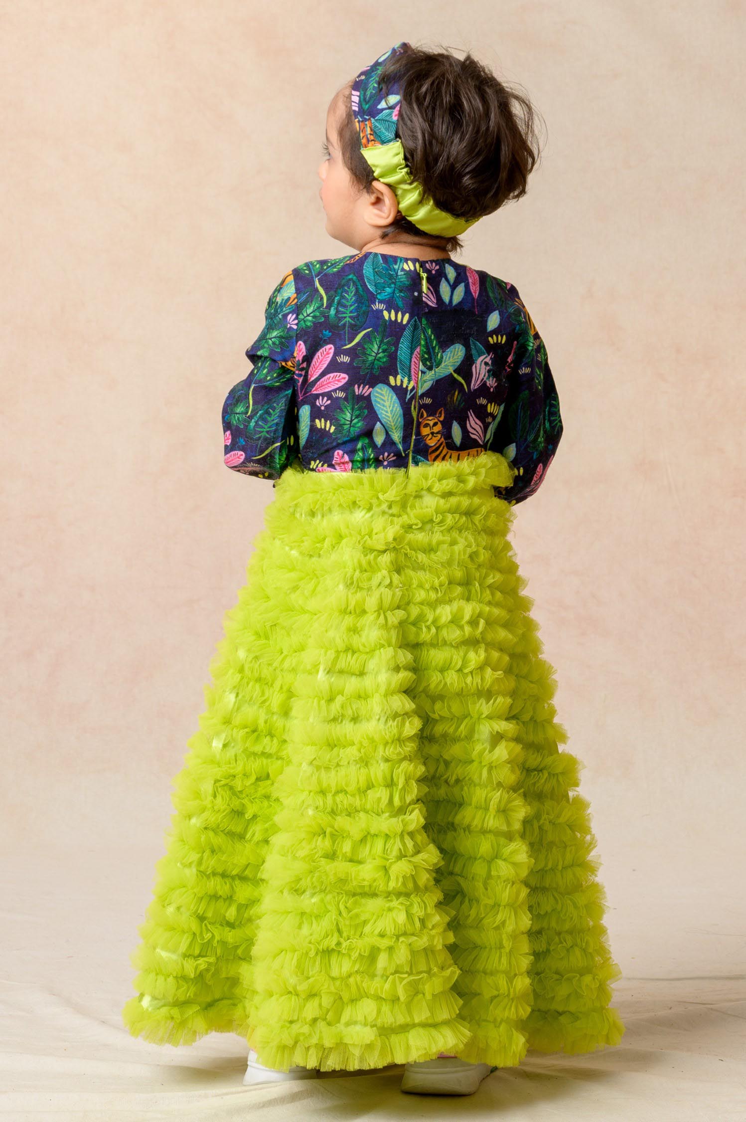 Hand embroidered Gown
