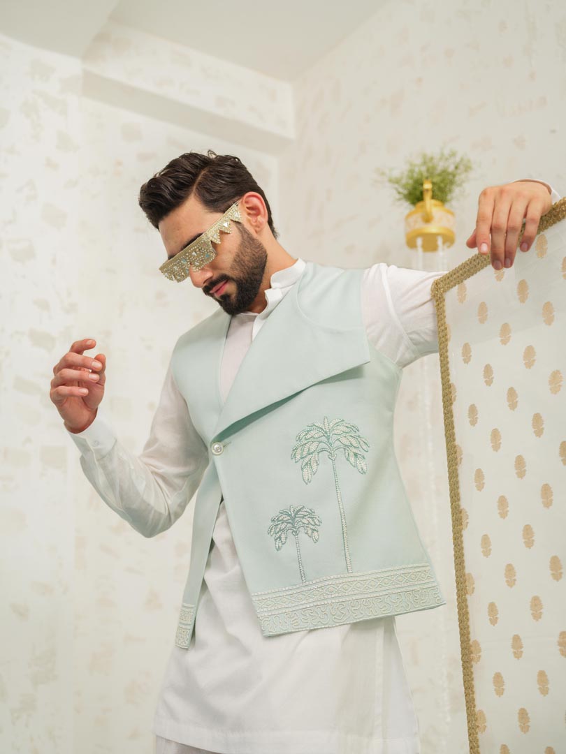 Flap Palm Blue Bundi set