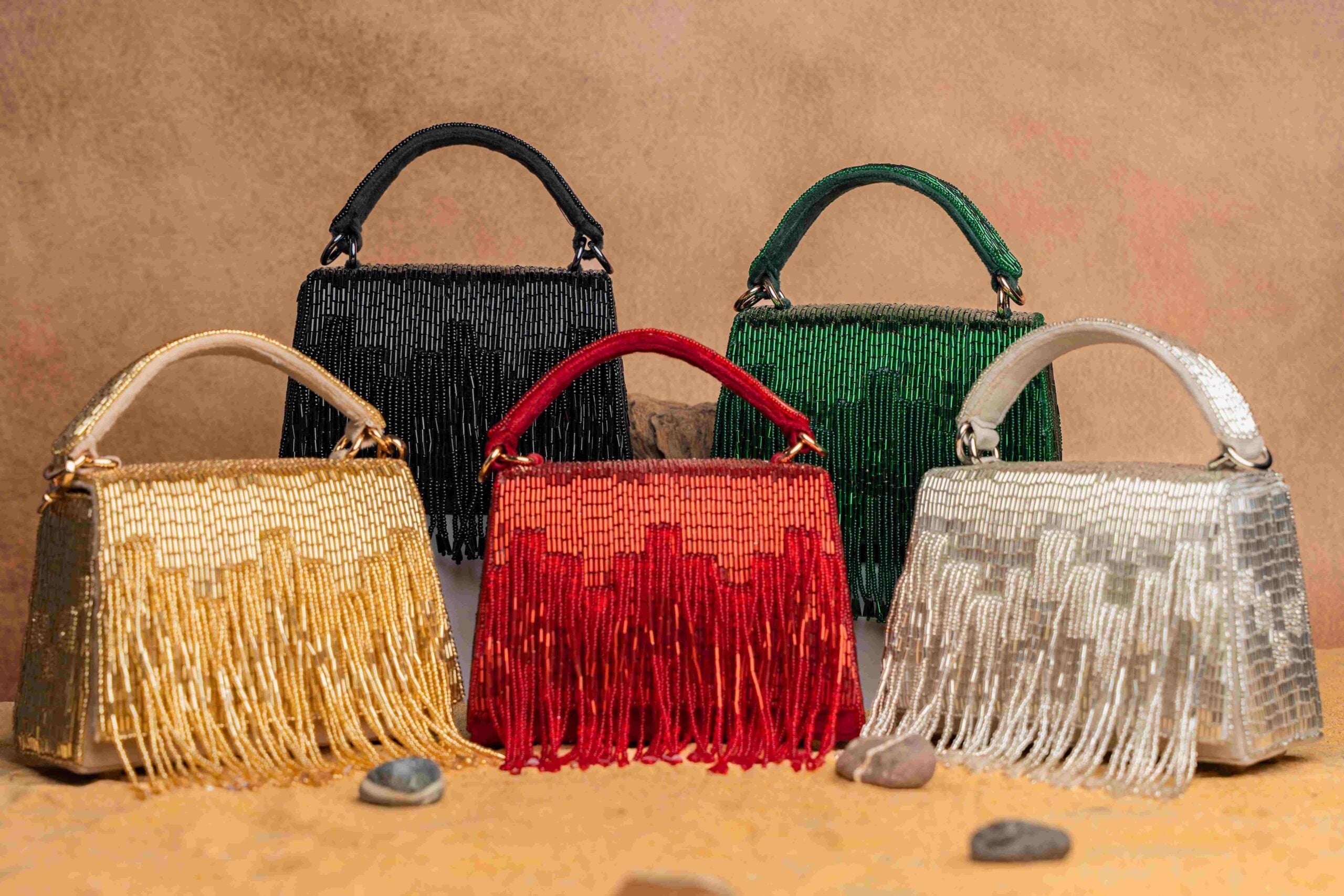 Salli En vie Mini Kasse Tassel Black
