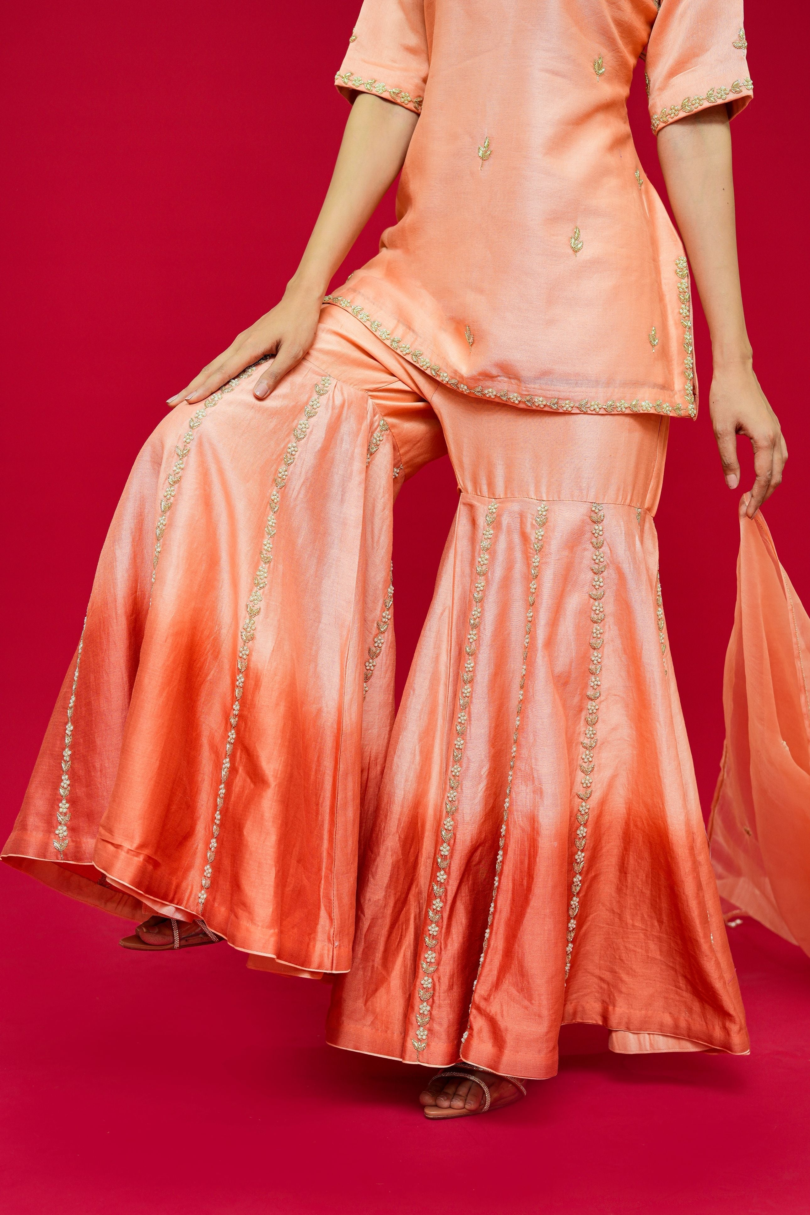 Pure  Chanderi silk  Dupatta  Organza